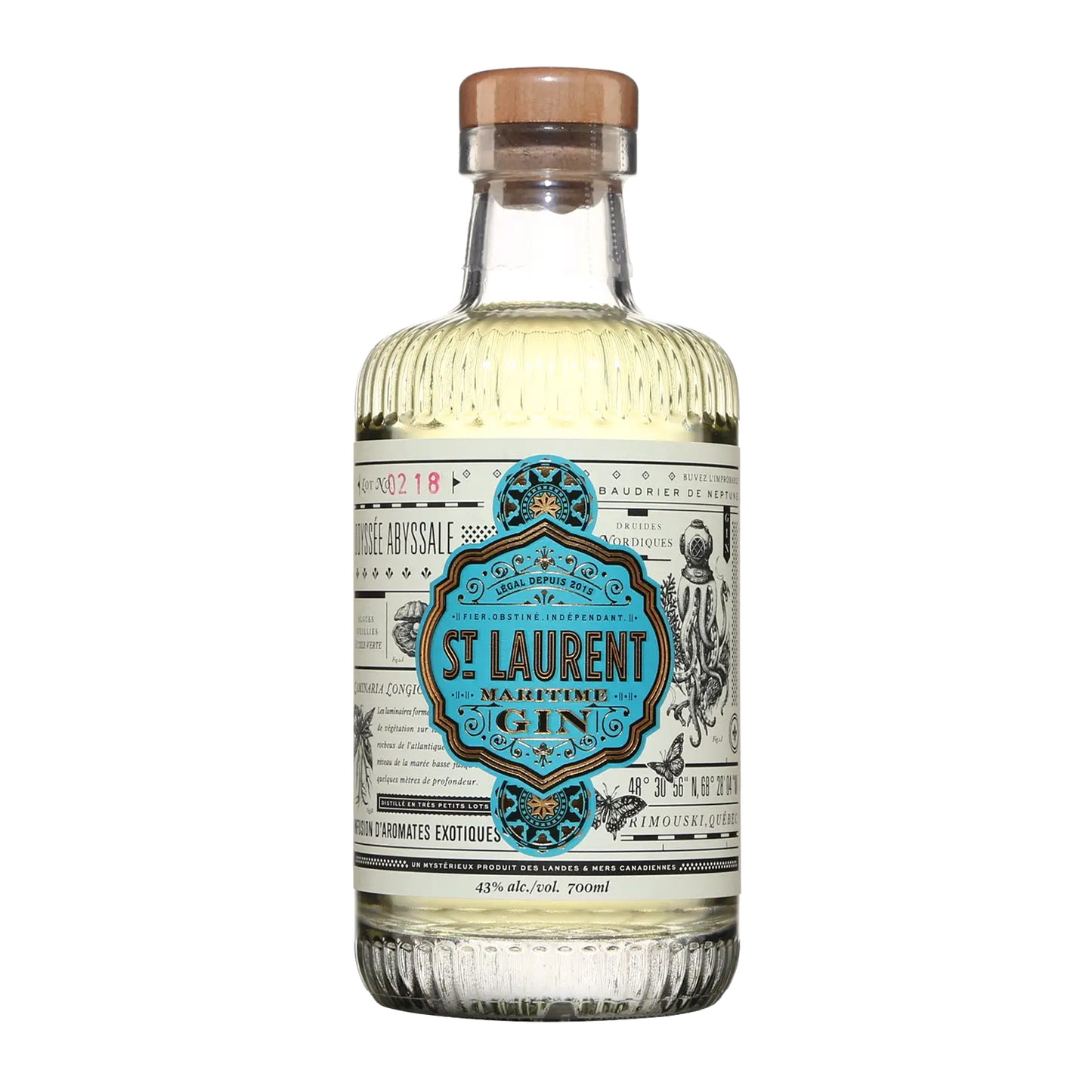 Gin sec St-Laurent 700 ml