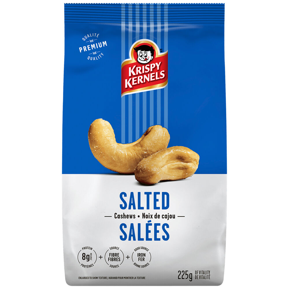 Krispy Kernels Salted Cashews 225g