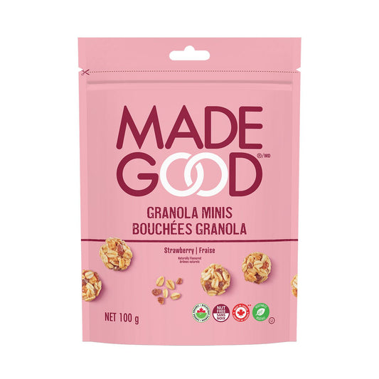 Made Good Strawberry Granola Minis Pouch 100g