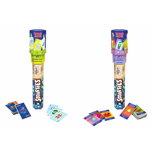 Smarties Giant Hexatube Travel Cards Topper 130g
