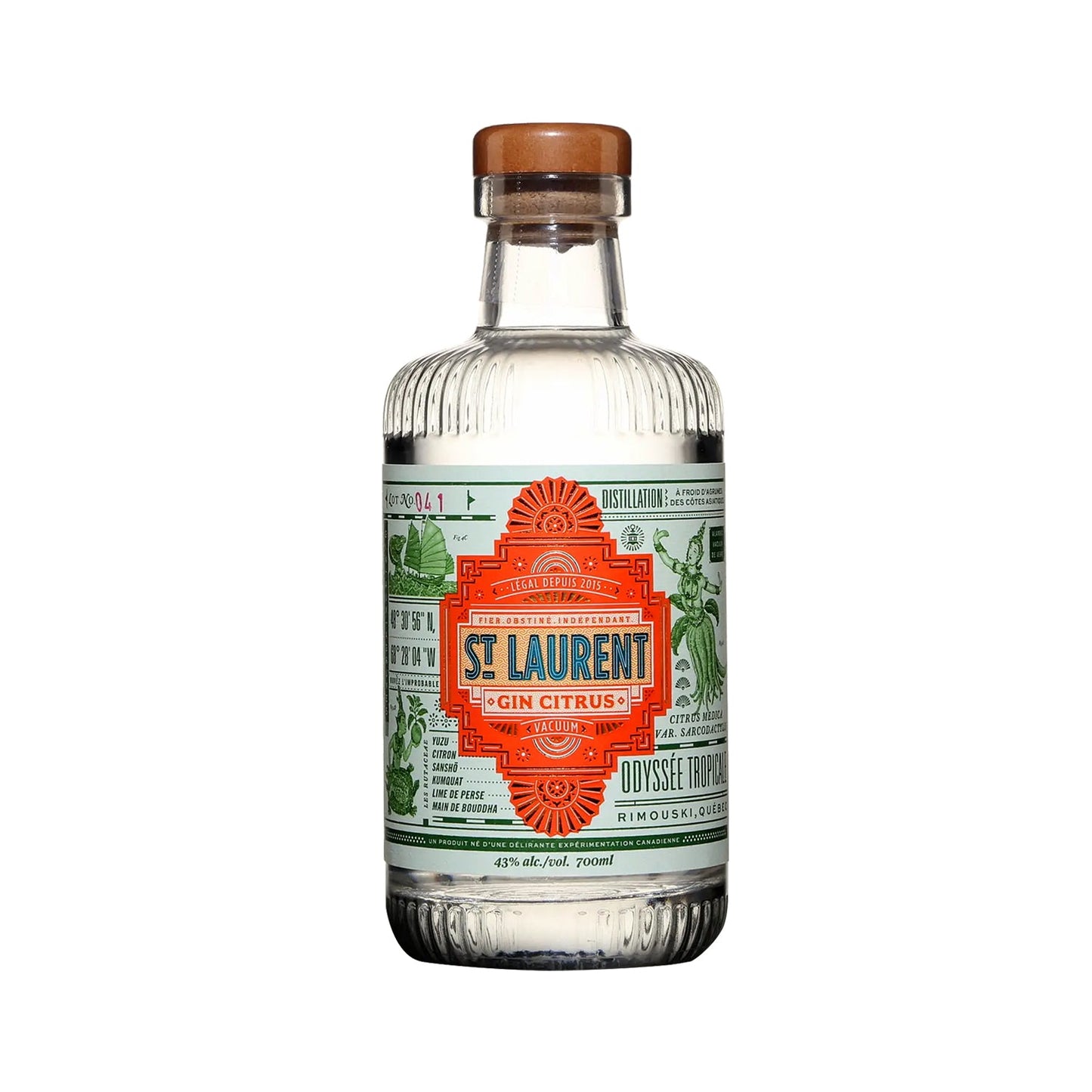 Gin Agrumes St-Laurent 700ml