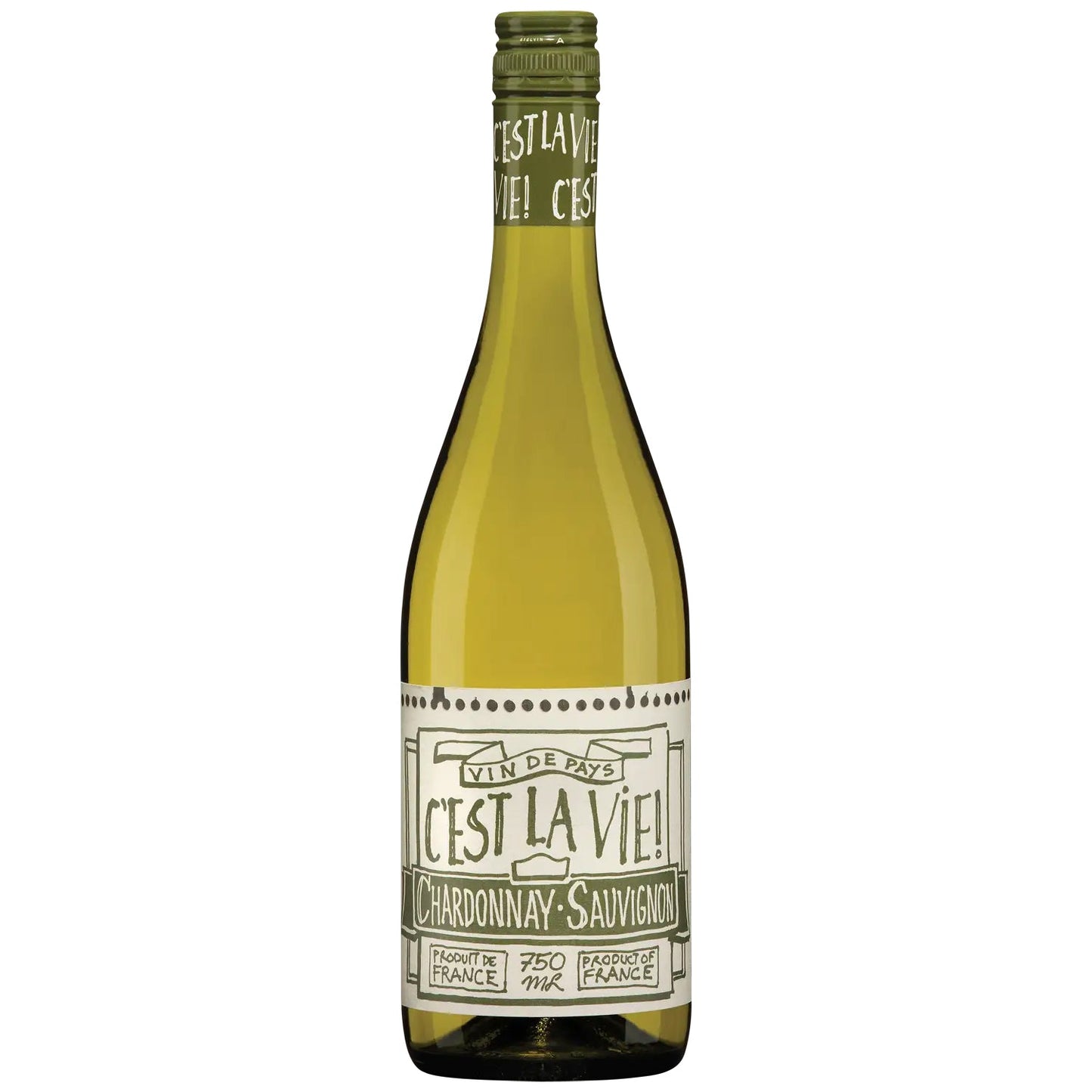 C'EST LA VIE! Chardonnay/Sauvignon 750ml