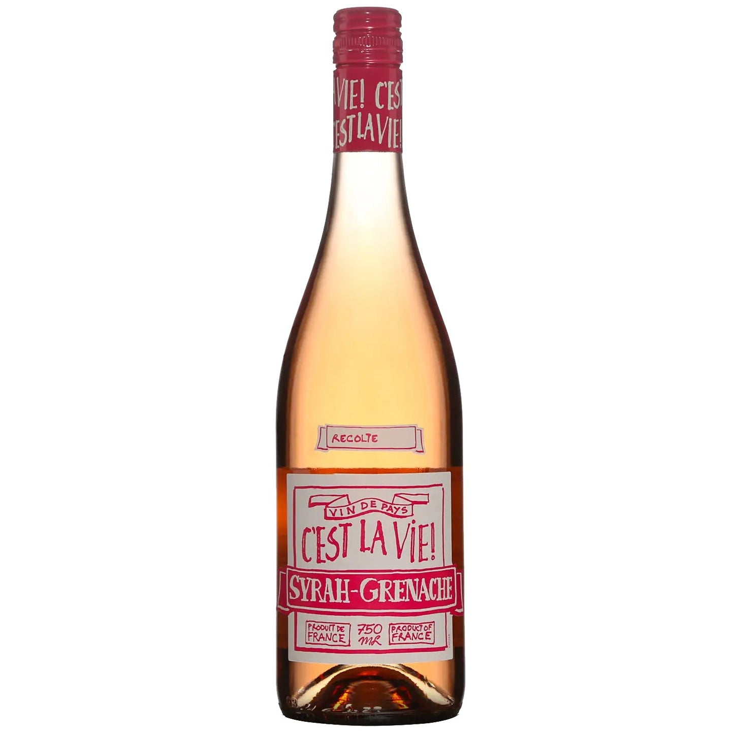 C'EST LA VIE! Syrah-Grenache Rosé 750ml