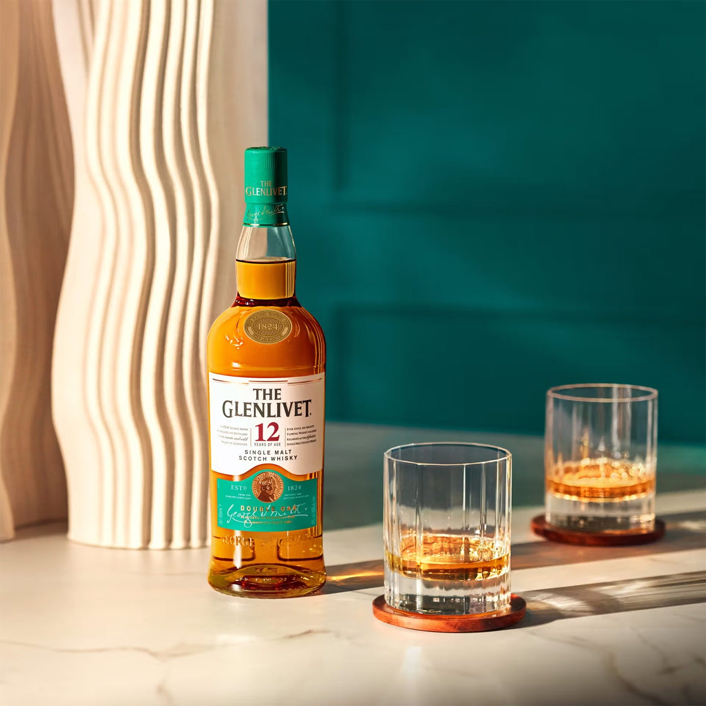The Glenlivet 12 Year Old Single Malt Scotch Whisky 1L